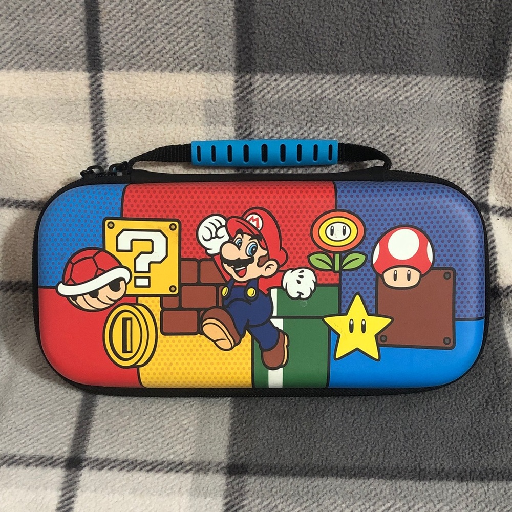 ⭐️EUC⭐️Mario Themed Ninetendo Switch Carrying Case